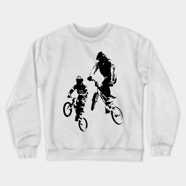 bmx Crewneck Sweatshirt by rickylabellevie